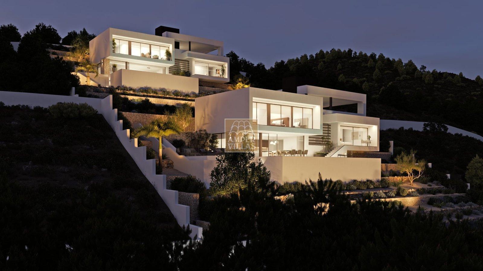 Villa de lujo con vistas panorámicas al mar Mediterráneo