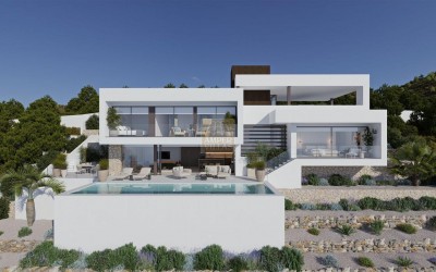 Villa de lujo con vistas panorámicas al mar Mediterráneo