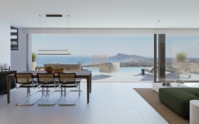 Villa de lujo con vistas panorámicas al mar Mediterráneo