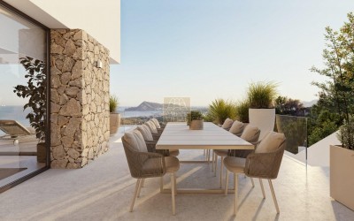 Villa de lujo con vistas panorámicas al mar Mediterráneo