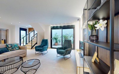 Villa independiente de lujo con piscina privada y vistas panorámicas al mar en Finestrat