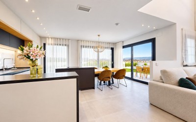 Villa independiente de lujo con piscina privada y vistas panorámicas al mar en Finestrat