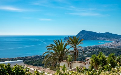 Villa en alquiler con espectaculares vistas al mar en Altea